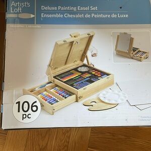Artist’s Loft Deluxe Painting Easel Set 106 Pieces NEW